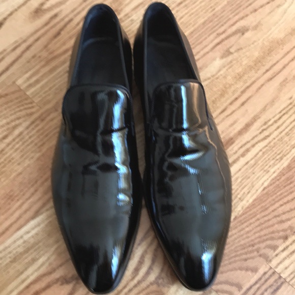 Hugo Boss men leather dress shoes size US 13 - Picture 2 of 8